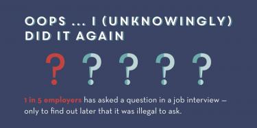 Illegal interview questions and how to avoid them